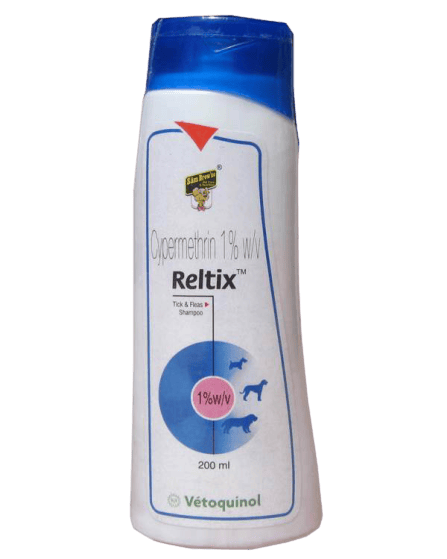 Ventoquinol RELTIX Dog Shampoo  200ML - Anti-Tick and Flea