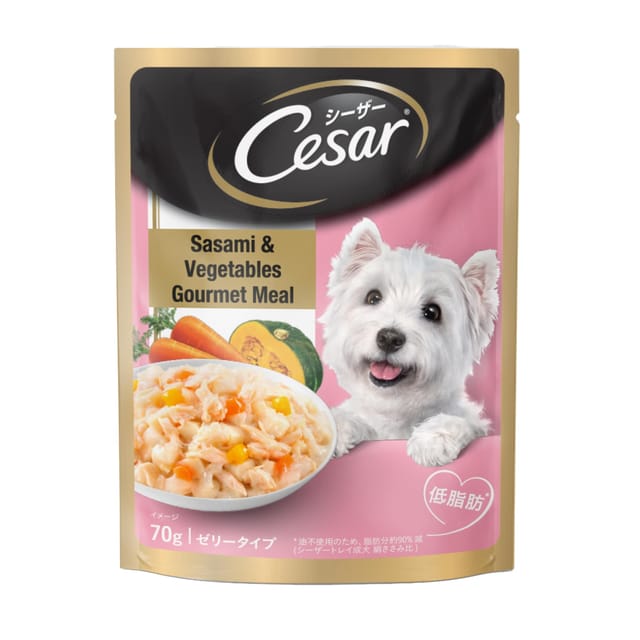 Cesar Premium Adult Wet Dog Food (Gourmet meal) - Sasami and Vegetables Flavor