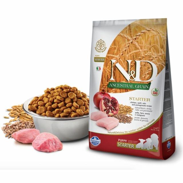 Farmina N&D Low Grain Chicken & Pomegranate Starter Puppy Food