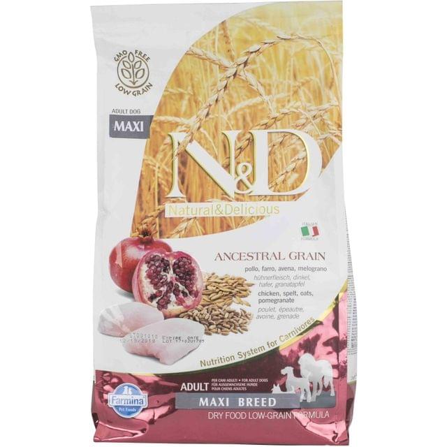 Farmina N&D Low Grain Chicken & Pomegranate Adult Maxi