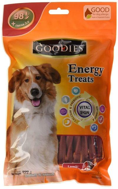 Goodies Energy Dog Treats Lamb, 500g